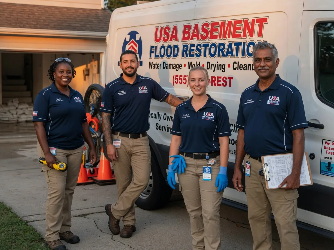 Basement Flood Cleanup company in Brussels, IL